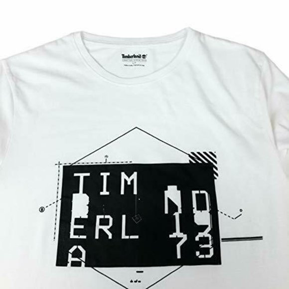 Timberland Men's Short Sleeve Graphic Print Summer - Picture 3 of 4